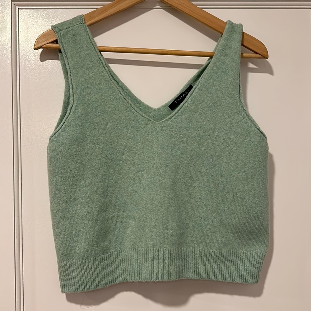 Theory Sweater Crop Top
